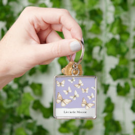 Chaveiro Céus de Lavanda & Borboletas