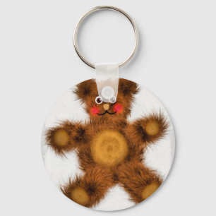 Chaveiro Chá de fraldas de Brinquedos de Urso Bonito