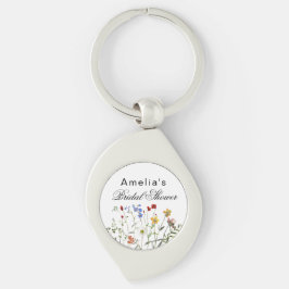 Chaveiro Chá de panela de flor selvagem minimalista