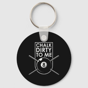Chaveiro Chalk Dirty Para Mim Eu Piscina Mesa Billiard