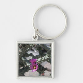 Chaveiro Challa Cactus em flor