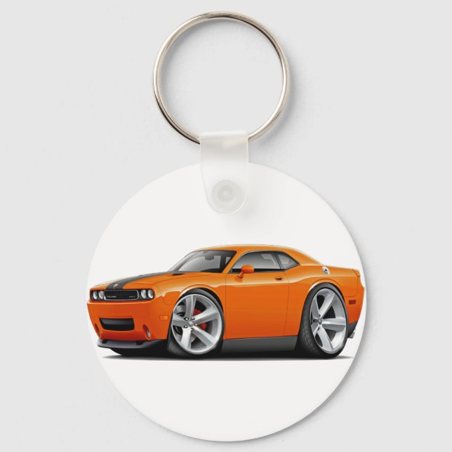 Chaveiro Challenger SRT8 Orange-Black Car (Frente)