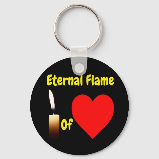 Chaveiro Chama Eternal De Amor Da Cadeia-Chave (Frente)