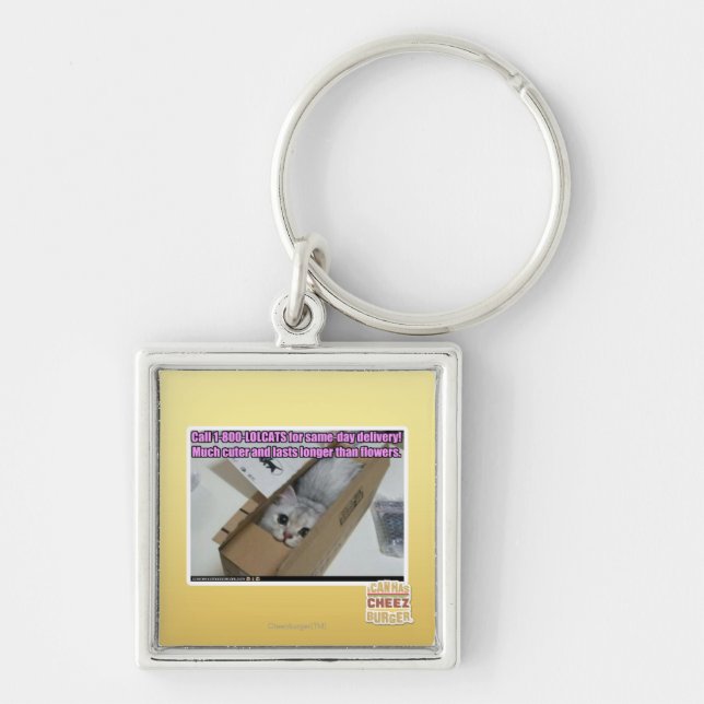 Chaveiro Chamada 1-800-LOLCATS (Frente)
