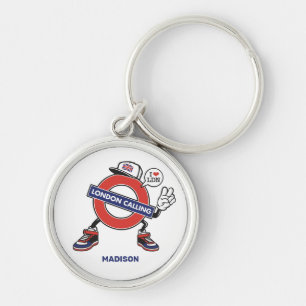 Chaveiro Chamada London de Nome Personalizado