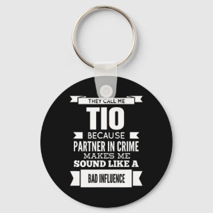 Chaveiro Chamam-Me Tio Tio Espanhol Mexicano