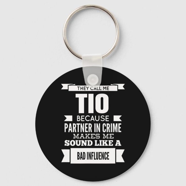 Chaveiro Chamam-Me Tio Tio Espanhol Mexicano (Frente)