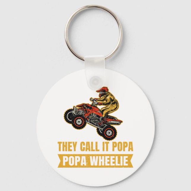 Chaveiro Chamam-No Poppa - Poppa Wheelie - ATV (Frente)