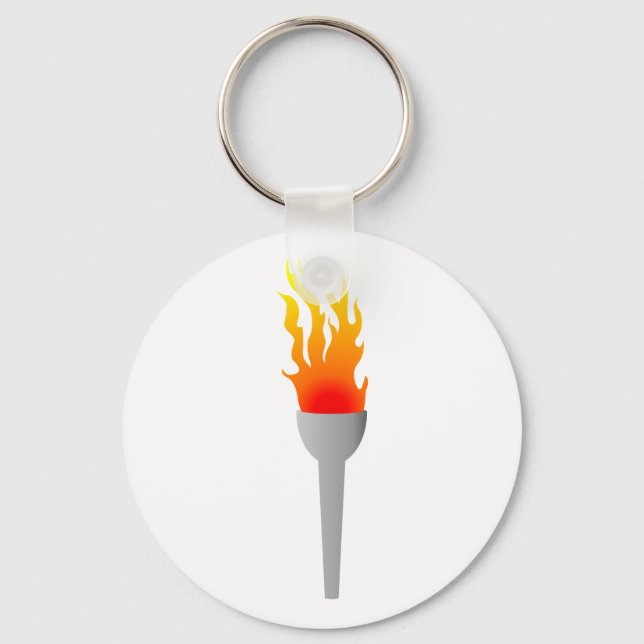 Chaveiro Chamas tocha flames torch (Frente)