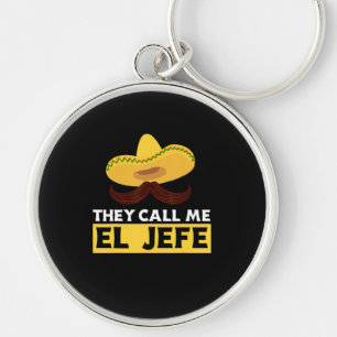 Chaveiro Chame-me Jefe Funny Mexicano Chef Cook Chefe Gift