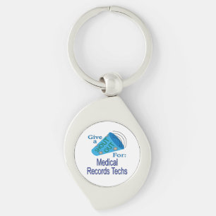 Chaveiro Chamem os técnicos de registros médicos
