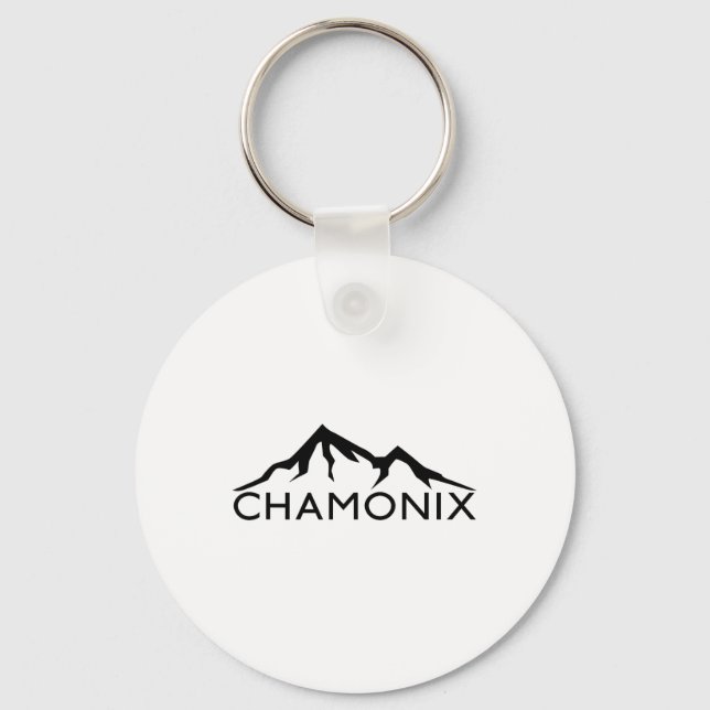 Chaveiro Chamonix França Esqui  (Frente)