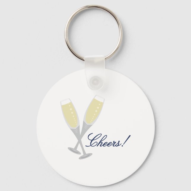 Chaveiro Champagne Cheers (Frente)