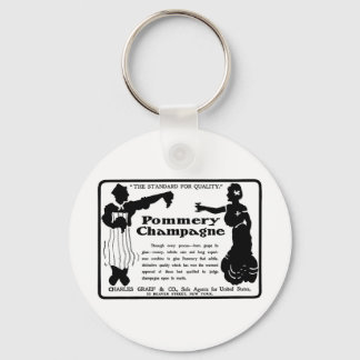 Chaveiro Champanhe de Pommery, antigo Advert
