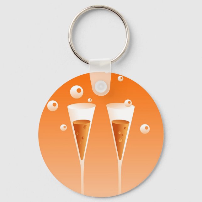 Chaveiro Champanhe Retro (Frente)