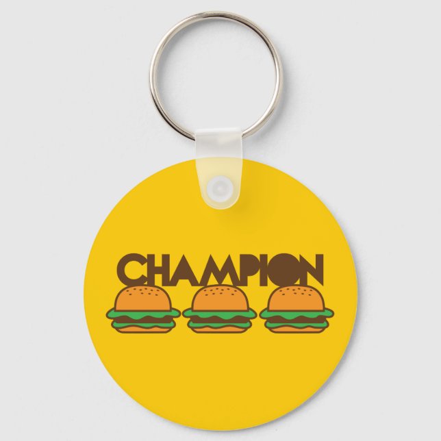 Chaveiro CHAMPION BURGERS yum! (Frente)
