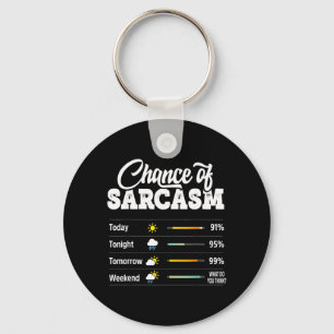 Chaveiro Chance Divertida de Humor Sarcástico Roupas Homens
