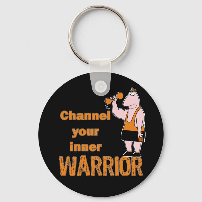Chaveiro Channel Your Inner Warrior (Frente)