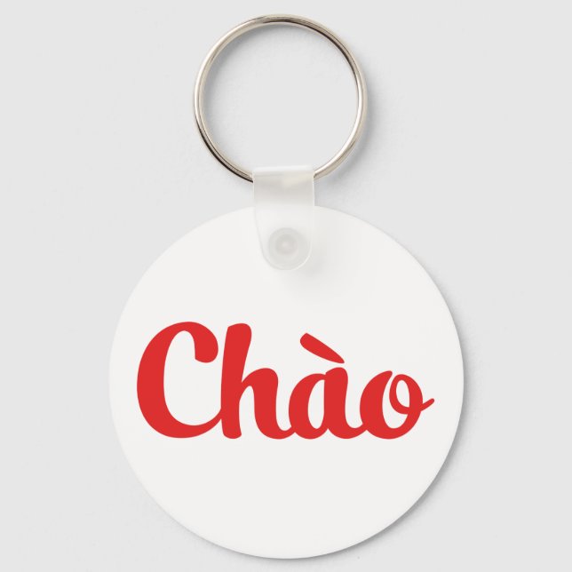 Chaveiro Chào / Hello ~ Vietnã / Vietnamita / Ting Viet (Frente)