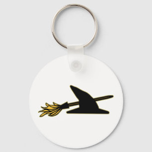 Chaveiro Chapéu de Bruxa e Broom