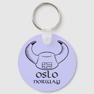 Chaveiro Chapéu de Oslo Noruega Viking