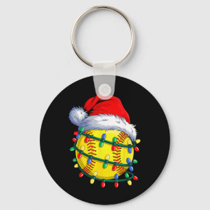 Chaveiro Chapéu de Papai Noel Softll Natal Luzes de Natal S