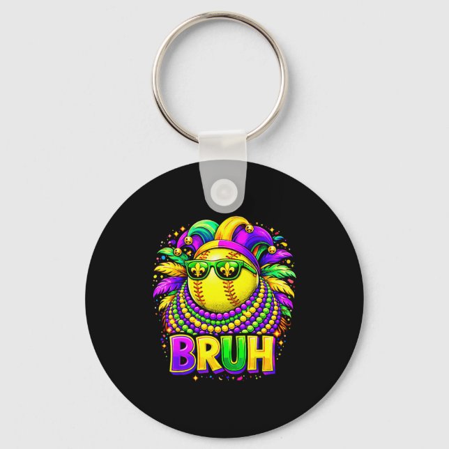 Chaveiro Chapéu e Óculos de Sol de Bobo da Gras Mardi Bruh  (Frente)