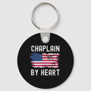 Chaveiro Chaplain Usa Flag Profissão Retroativa
