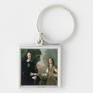 Chaveiro Charles mim e James, duque de York, c.1647