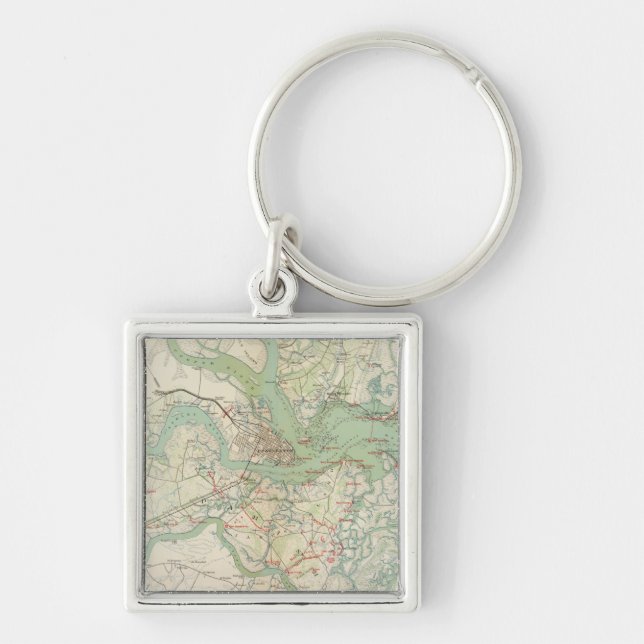 Chaveiro Charleston, defesas (Frente)