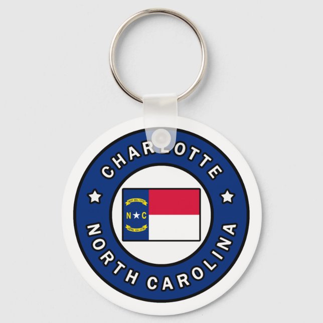 Chaveiro Charlotte North Carolina (Frente)