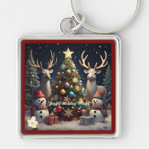 Chaveiro "Charme da árvore de Natal"