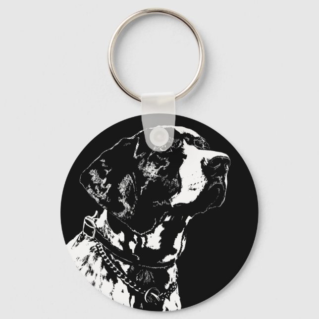 Chaveiro Chave Cachorro Ponteiro Cadeias Na moda Cachorro C (Frente)