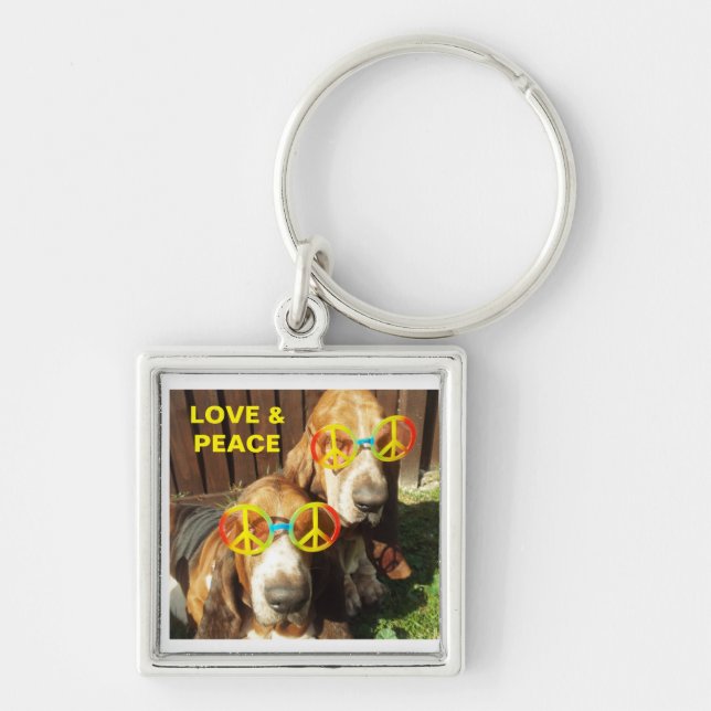 Chaveiro Chave Cadeia de Amor e Paz (Frente)