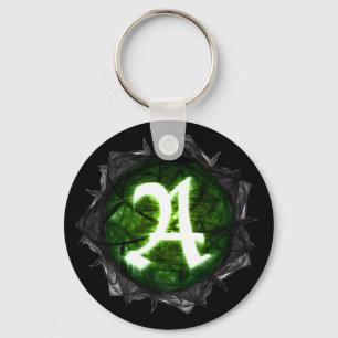 Chaveiro Chave-Corrente verde de Arctiris