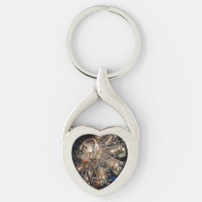 Chaveiro Chave de Coração do Motor Estrela (Frente)