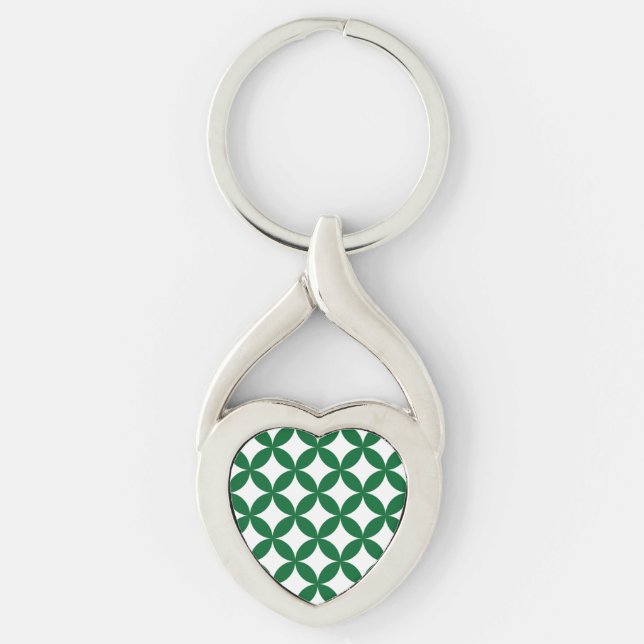 Chaveiro Chave de Coração Torcida do Green Shippo (Frente)