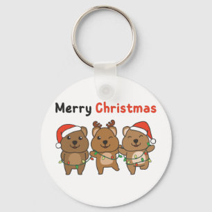 Chaveiro Chave de Natal Feliz Quokka Quokka