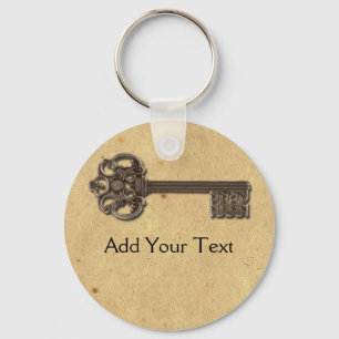 Chaveiro Chave do Esqueleto Antiquado