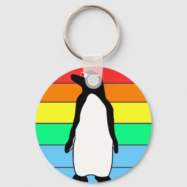 Chaveiro chave do pinguim (Frente)