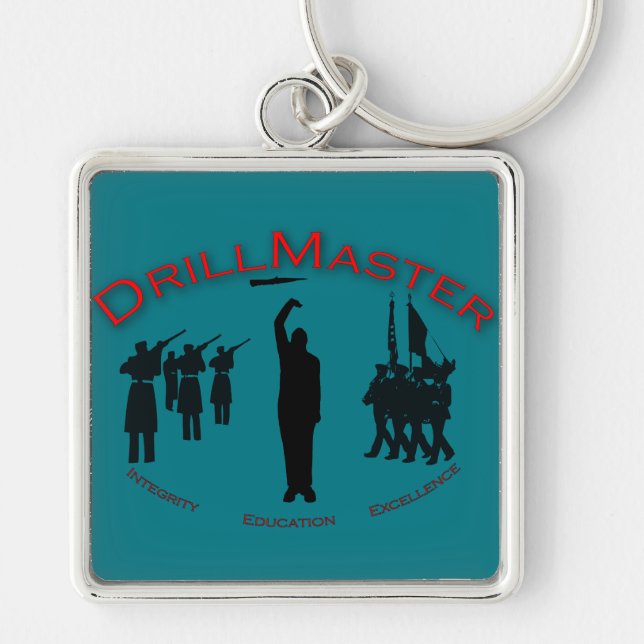 Chaveiro Chave Fob do logotipo do DrillMaster (Frente)