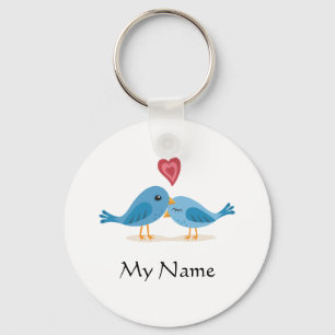 Chaveiro Chaveiro: Lovebirds - meu nome