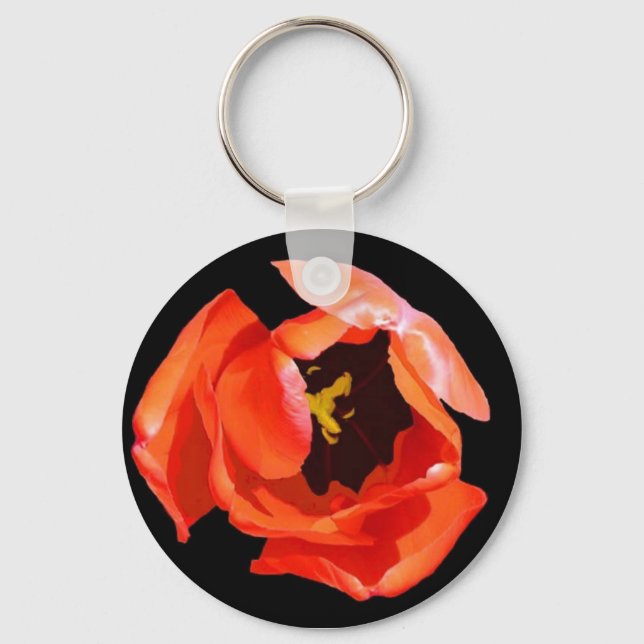 Chaveiro Chaveiro, "Red Tulip" (Frente)