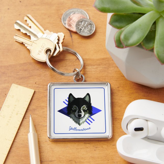 Chaveiro Chaveiro-Yellowstone Wolf (Mesa)