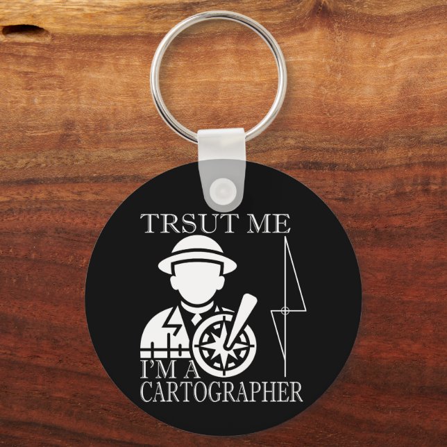 Chaveiro Chaves Geospátias/Pesquisadoras (Frente)