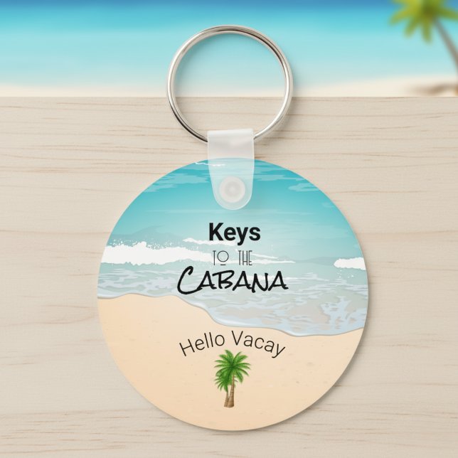 Chaveiro Chaves para a Cabana Pulseira (Keys to the Cabana Keychain)