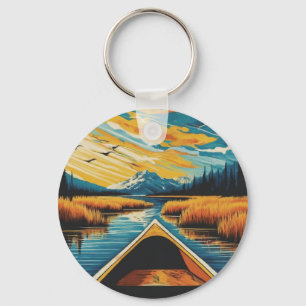 Chaveiro Chaves para o lago de Cabin