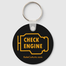 Check Engine Keychain
