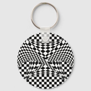 Chaveiro Checkers torcidos de Kenneth Yoncich