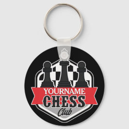 Chaveiro Checkmate do Chess Player do NOME Personalizado